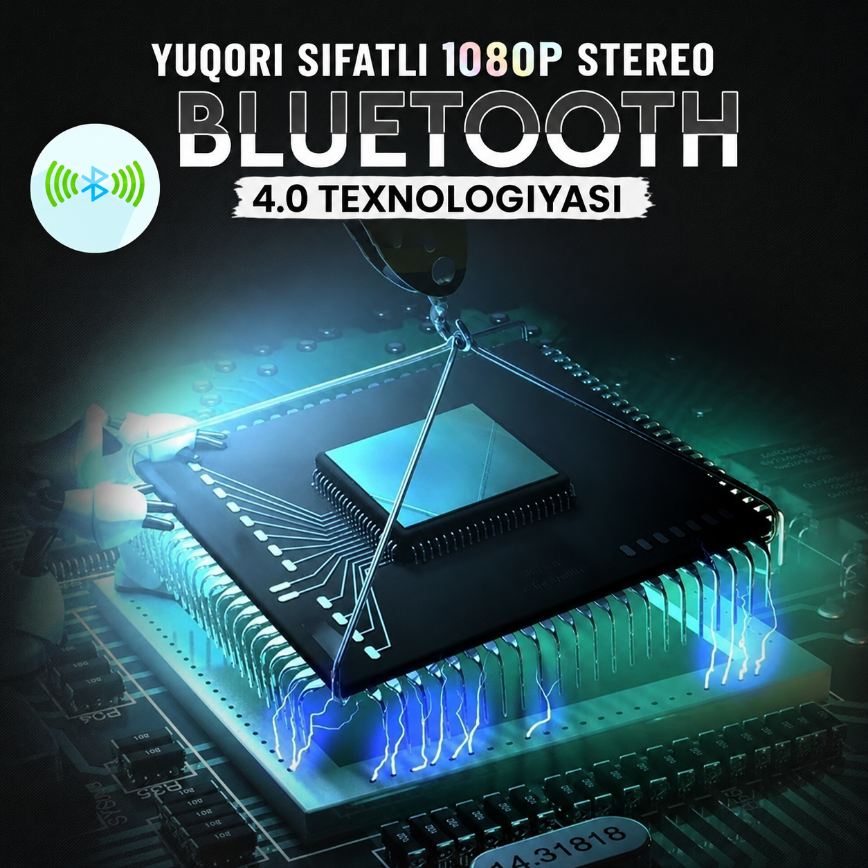 Suvga chidamli original Bluetooth quloqchin