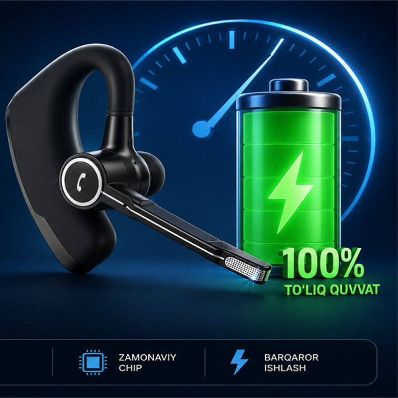 Yuqori sifatli, suv o'tkazmaydigan Bluetooth garnitura